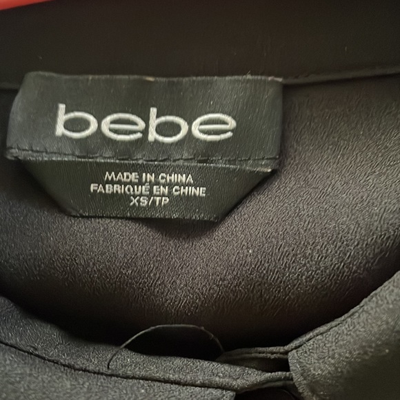 BEBE, Black, Romper Cut Out, Open Back - Picture 10 of 11